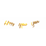*HALF PRICE* Happy new year gold script banner