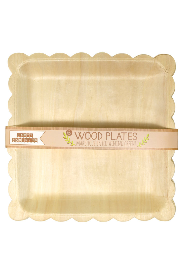 Wooden plates