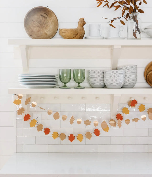 *SALE* Harvest mini leaves banner set