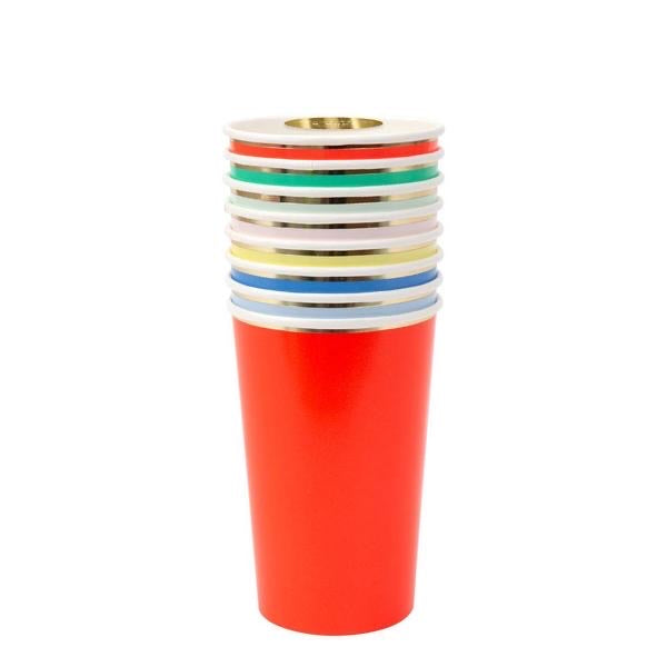 Party palette highball cups - Meri Meri
