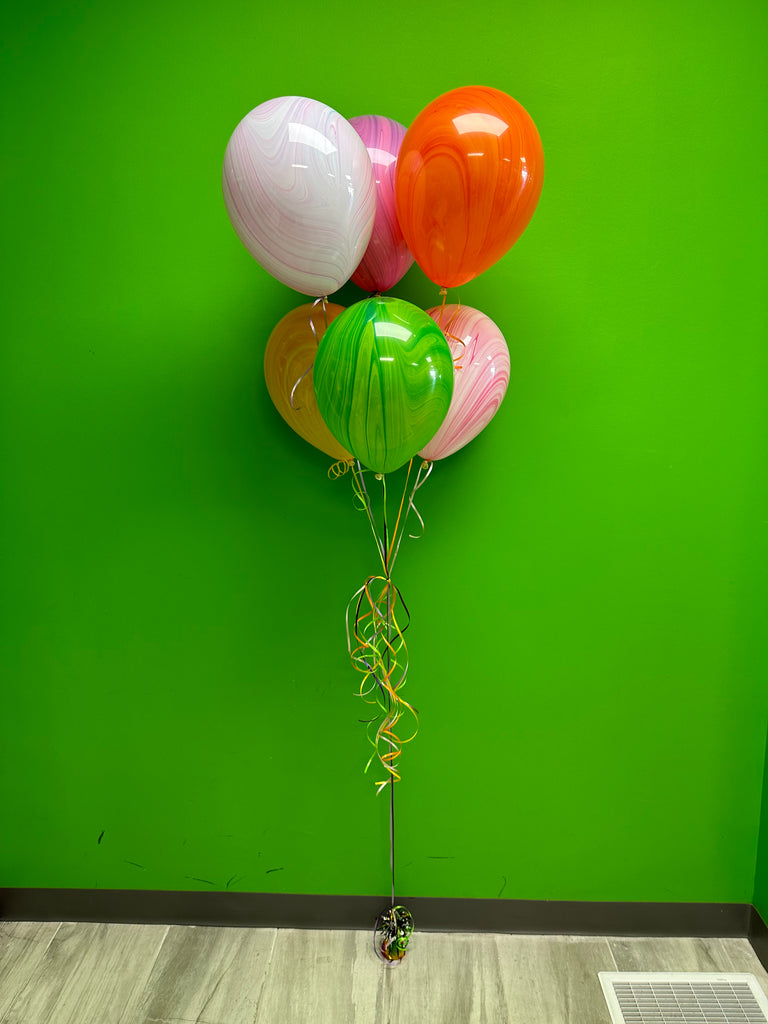 Marble balloon bouquet