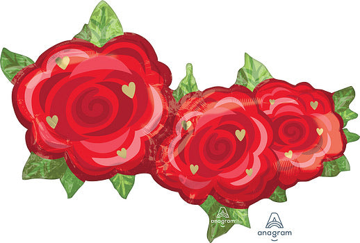 Supershape foil balloon - Rose trio