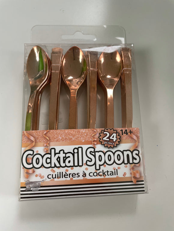 *SALE* Rose gold cocktail spoons