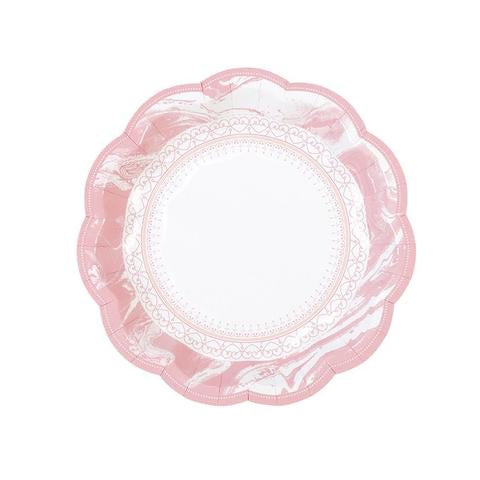 *SALE* Rose party porcelain small plates