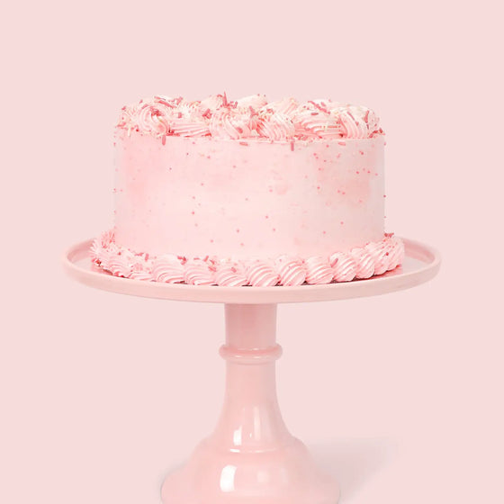 Melamine cake stand - Peony pink