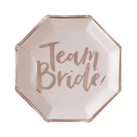 Team bride plates