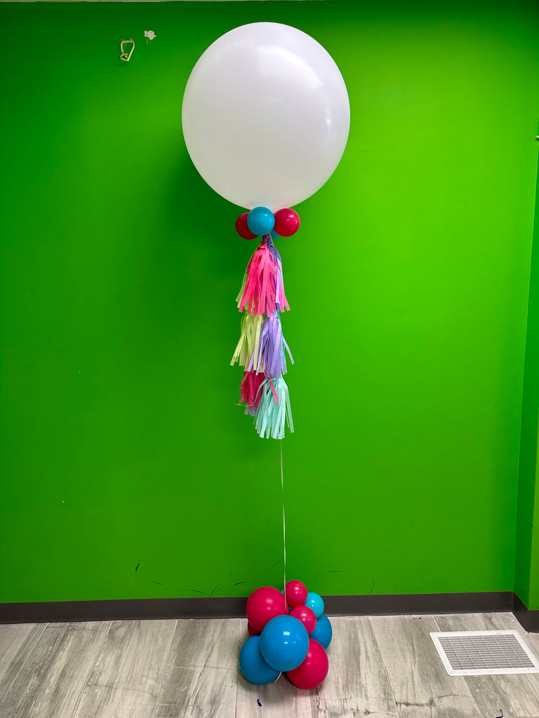 Helium inflated Luxury tassel balloon - 3 sizes