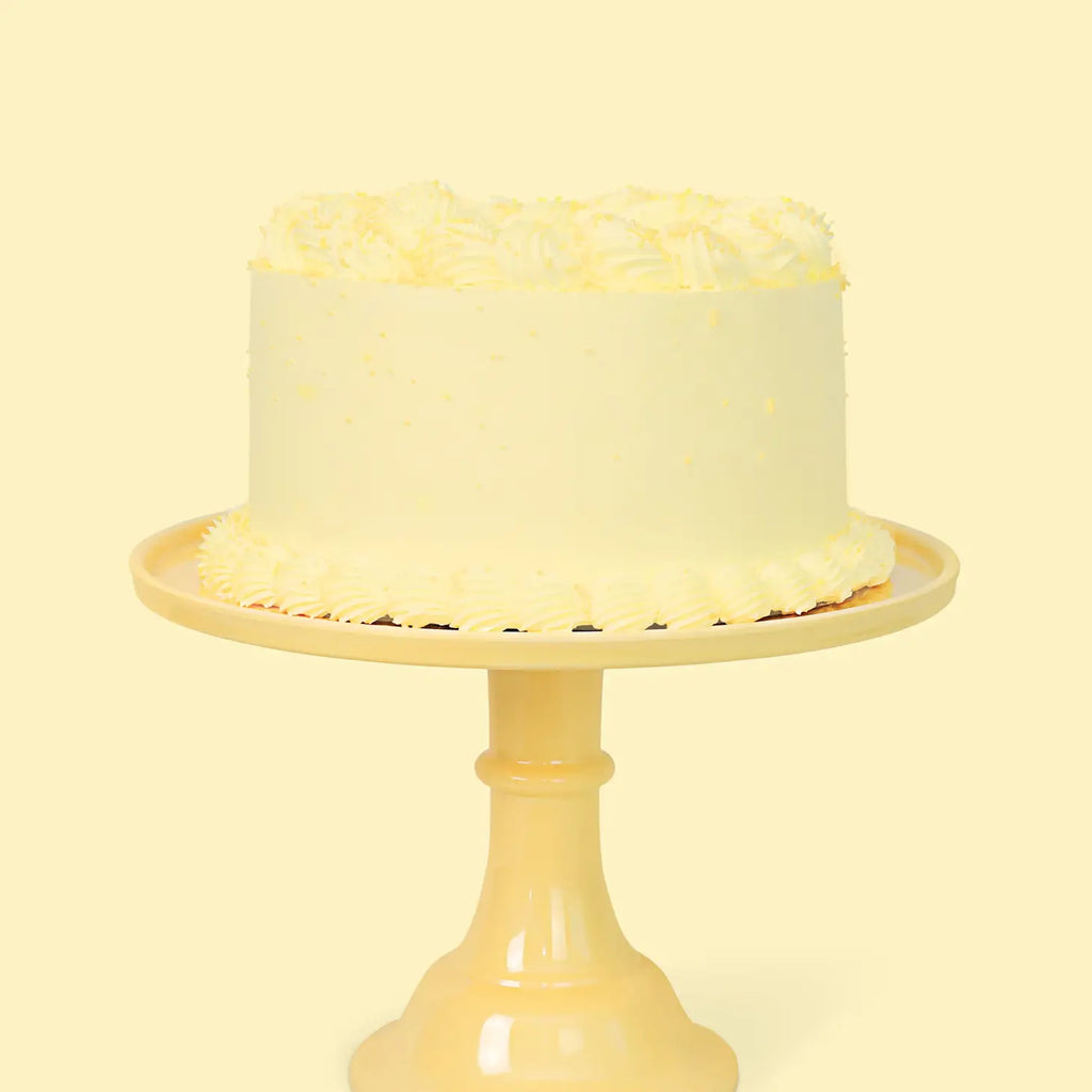 Melamine cake stand - Daisy yellow