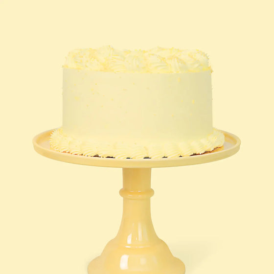 Melamine cake stand - Daisy yellow