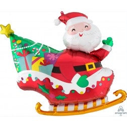 Supershape foil balloon - Santa’s sleigh
