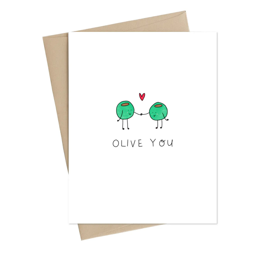 Olive you card