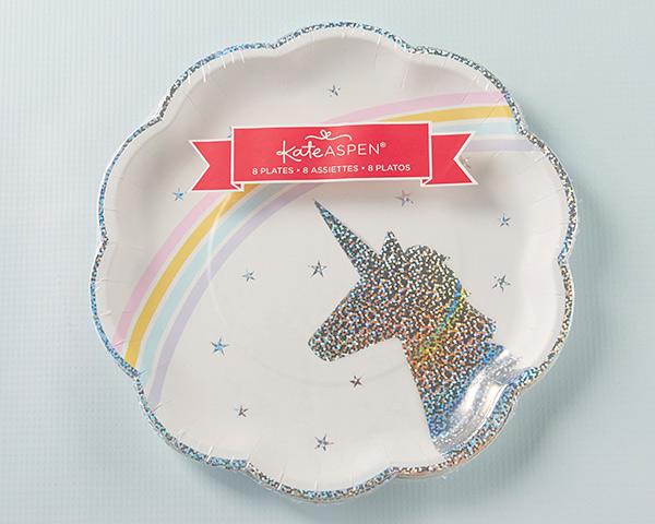 Enchanted unicorn plates