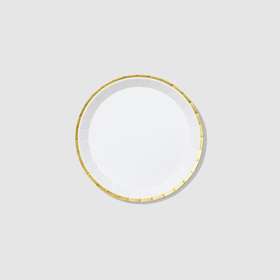 Small white plates
