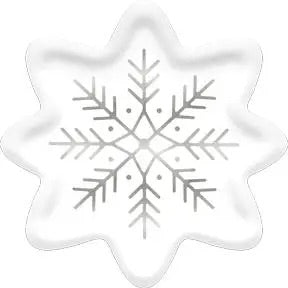 Snowflake plates