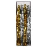 Gold and silver tassel garland