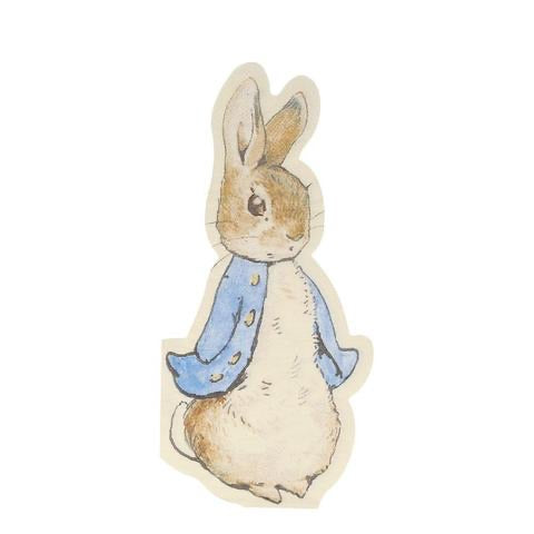Peter rabbit shaped napkins - Meri