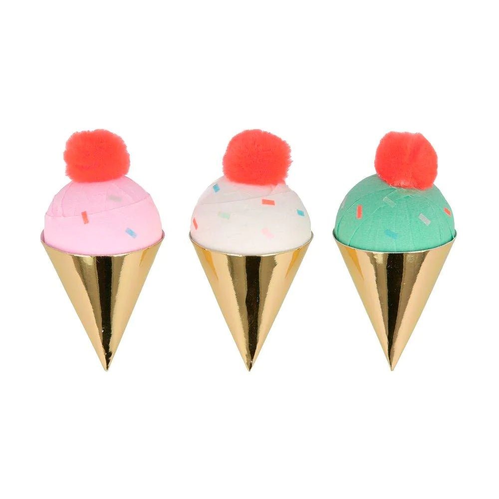 Ice cream surprise balls (pack of 3) - Meri Meri
