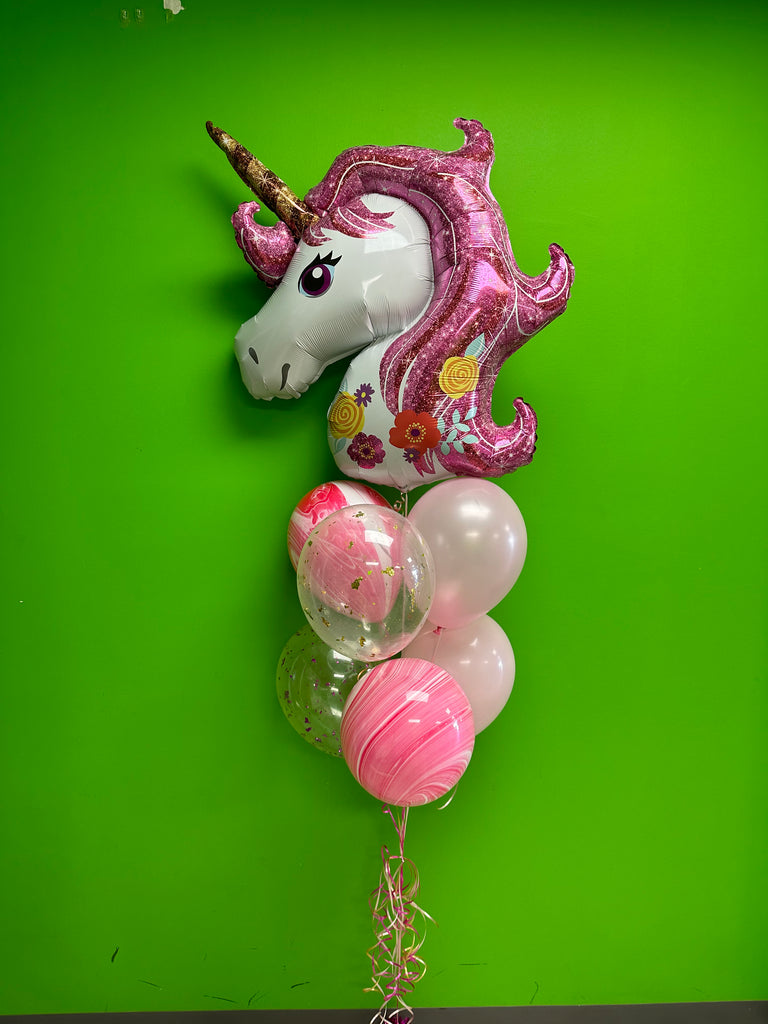 Magical unicorn balloon bouquet