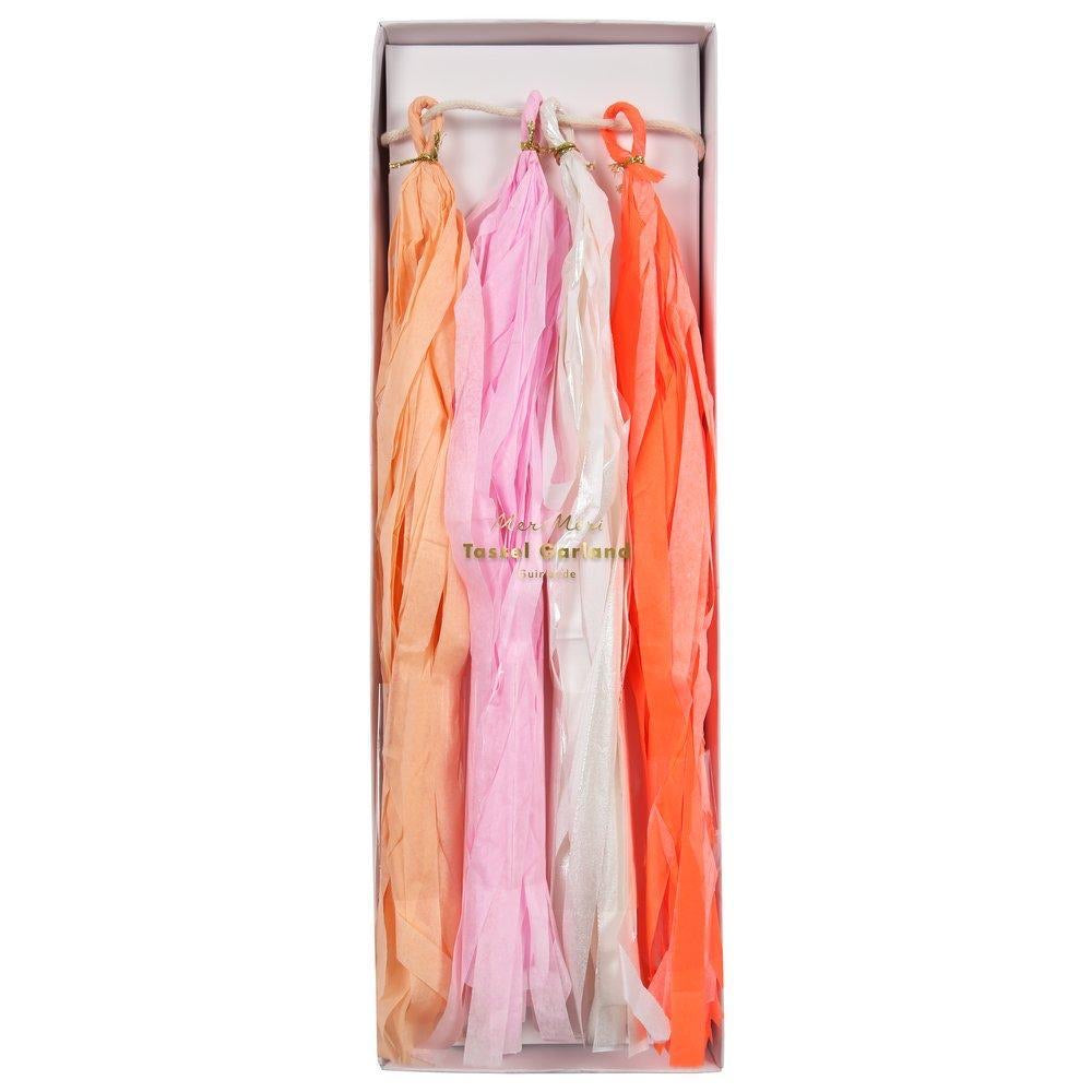 Shades of pink tassel garland - Meri Meri