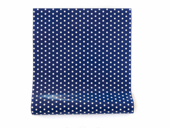 Blue stars table runner