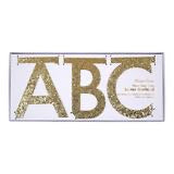 Gold glitter letter garland kit create your own - Meri Meri