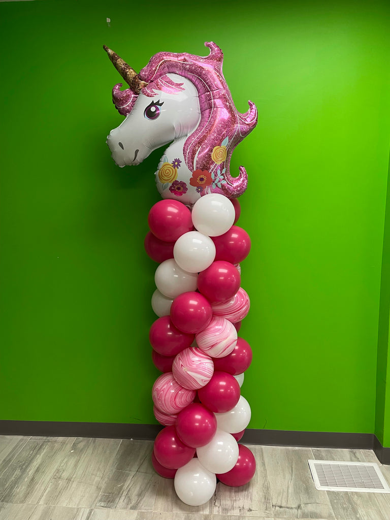 Magical unicorn pillar