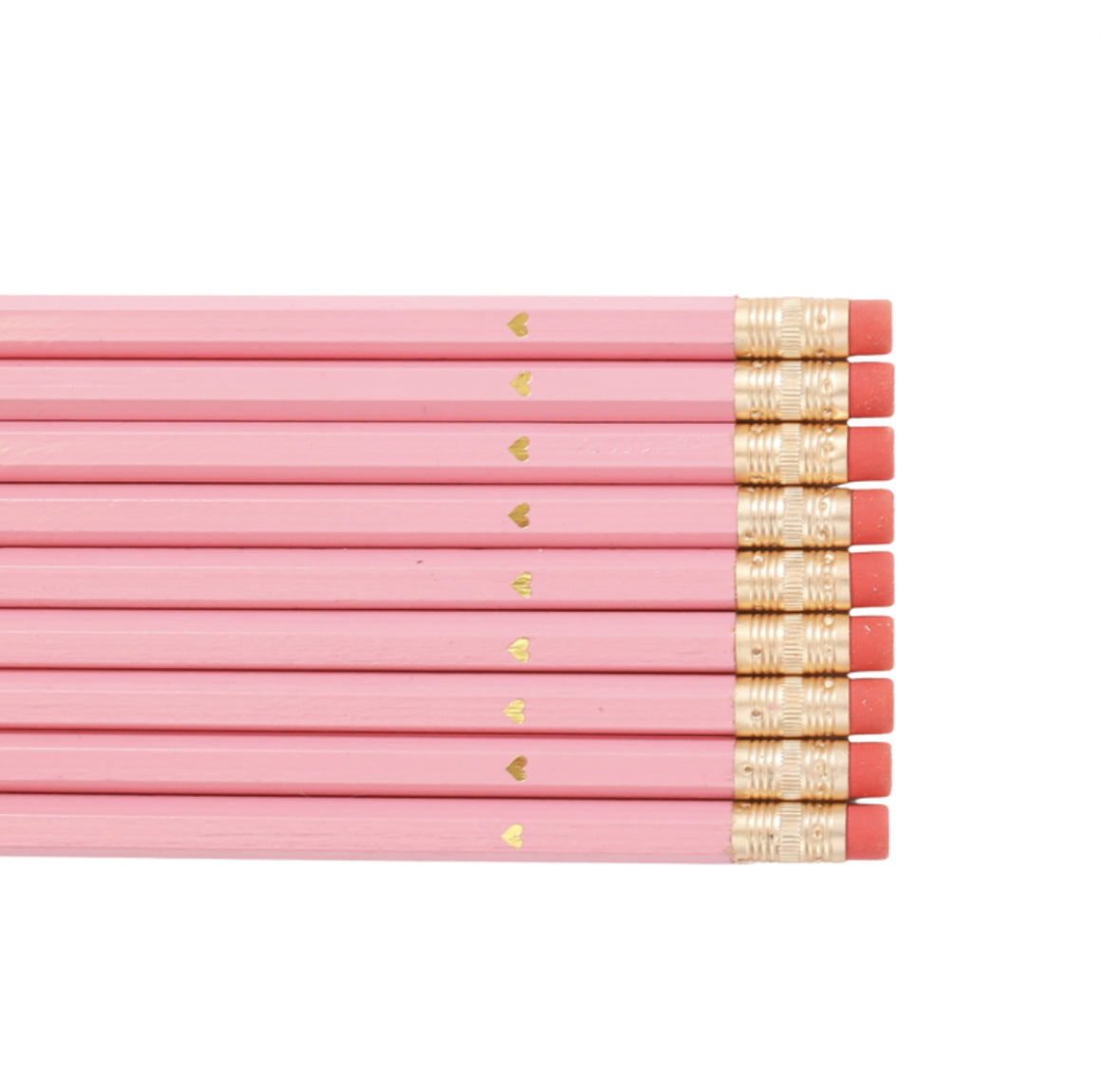 Pencil set, hearts