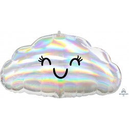 Iridescent happy cloud - junior shape
