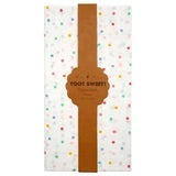 Spotty paper table cover