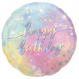 Supershape foil balloon - luminous birthday