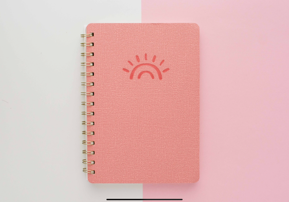 Blossom pink notebook