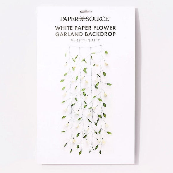 Greenery paper garland flower garland backdrop