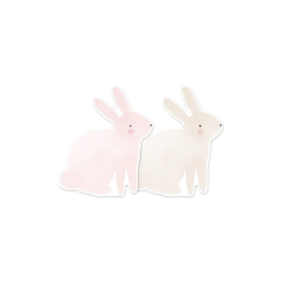 Watercolour bunny napkins