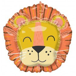 Supershape foil balloon - get wild lion head
