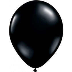Helium inflated 11" balloon - Onyx black