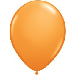 Helium inflated 11" balloon - Orange