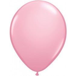 Helium inflated 11" balloon - Standard pink