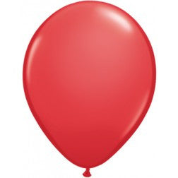 Helium inflated 11" balloon - Red