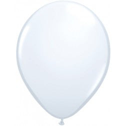 Helium inflated 11" balloon - White
