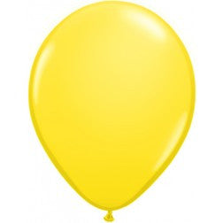 Helium inflated 11" balloon - Yellow